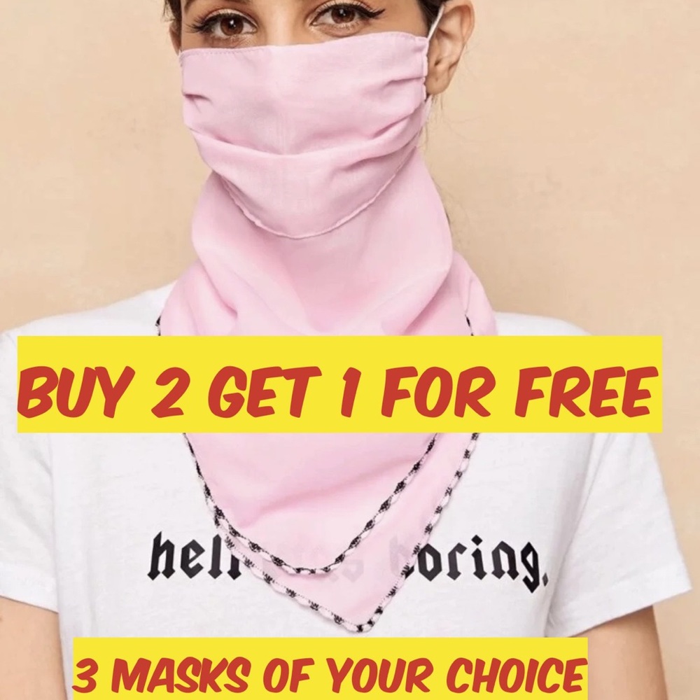 Ladies protective masks 2+1